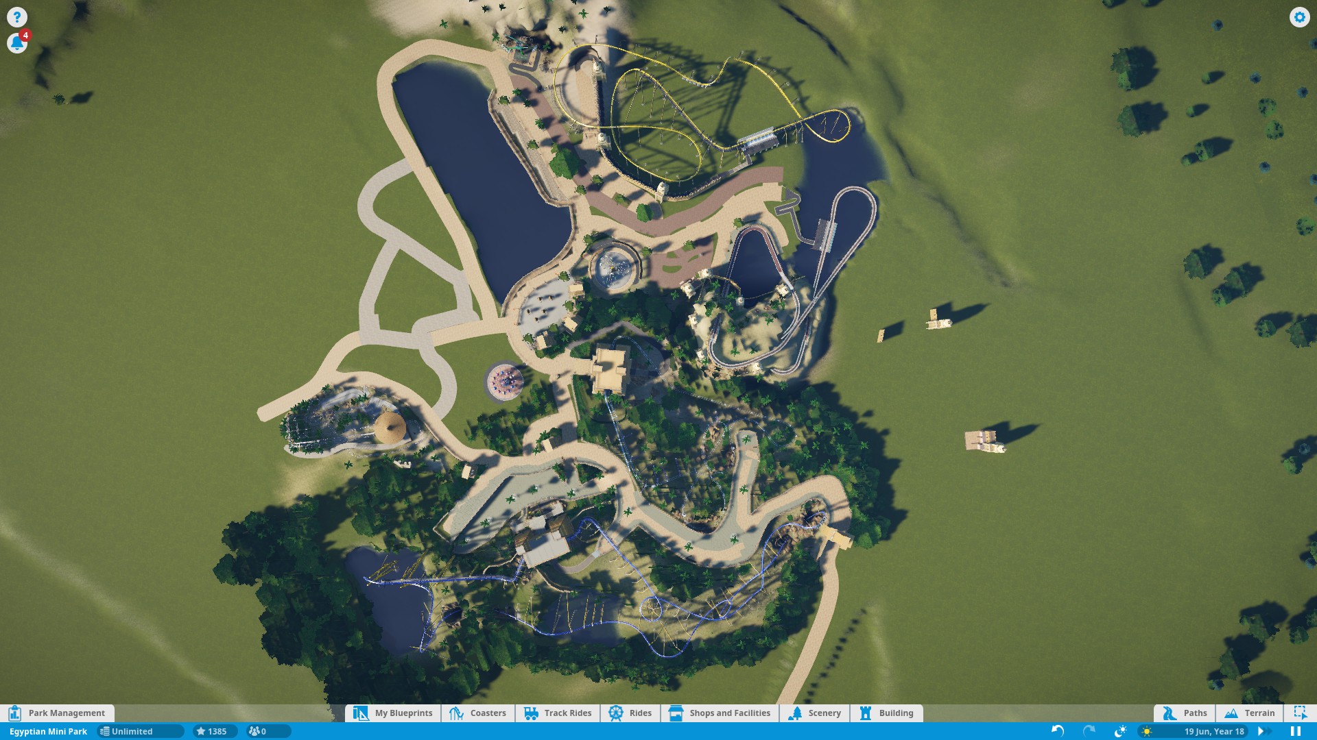 Planet Coaster Siwa An egyptian Park